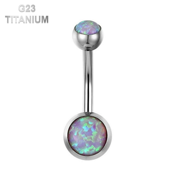 Surgical Steel Anodized Rose Gold Prong Set Fire Opal Stone Belly Button Ring Surgical Steel Anodized Rose Gold Prong Set Fire Opal Stone Belly Button Ring